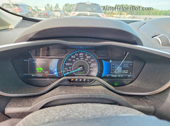 1FADP5BU4GL104001 2016 FORD C-MAX Синий Вид щитка приборов