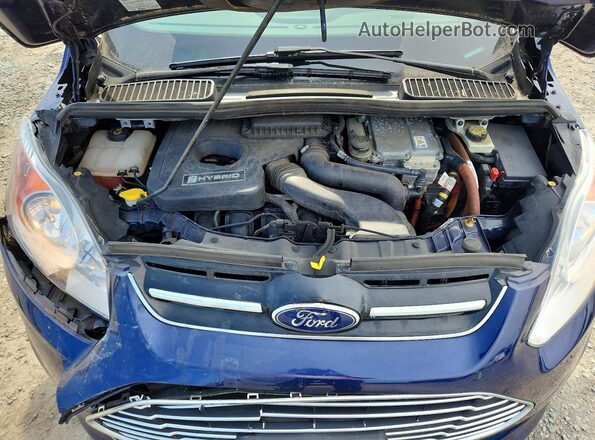 1FADP5BU4GL104001 2016 FORD C-MAX Синий Вид задней части салона
