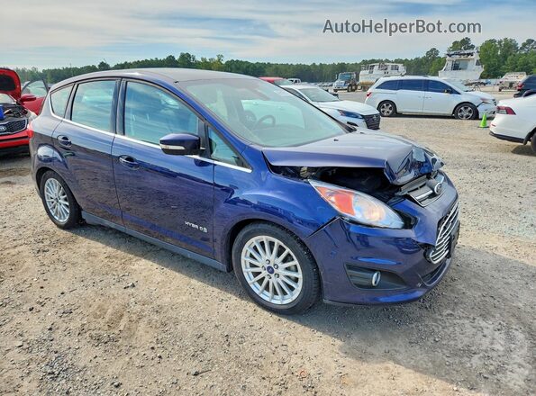 1FADP5BU4GL104001 2016 FORD C-MAX Синий Передняя правая четверть
