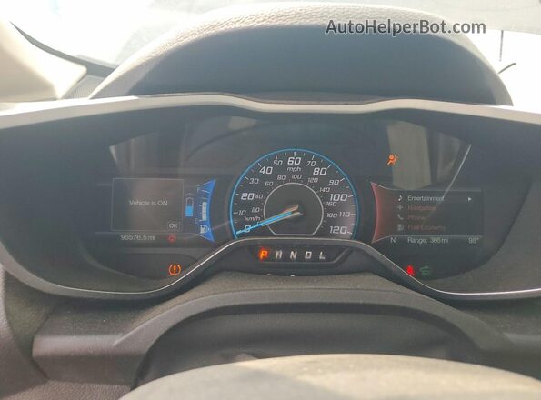 1FADP5BU9GL117603 2016 FORD C-MAX Gray Instrument cluster view