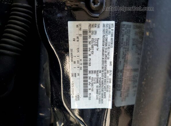 1FADP5CU1GL118503 2016 FORD C-MAX Black Вид підкапотного простору