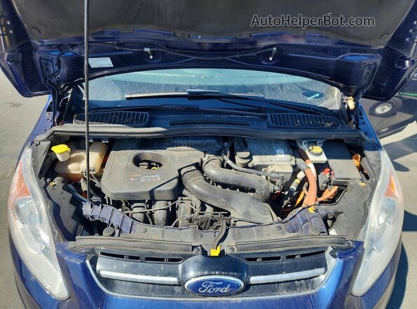 1FADP5CU2GL106862 2016 FORD C-MAX Синий Вид задней части салона