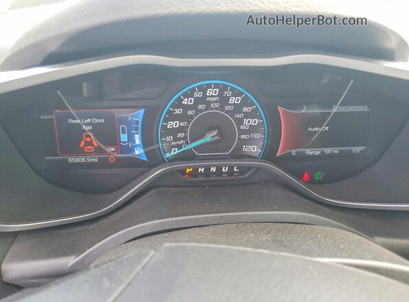 1FADP5CU3GL121113 2016 FORD C-MAX Blue ხელსაწყოთა პანელის ხედი