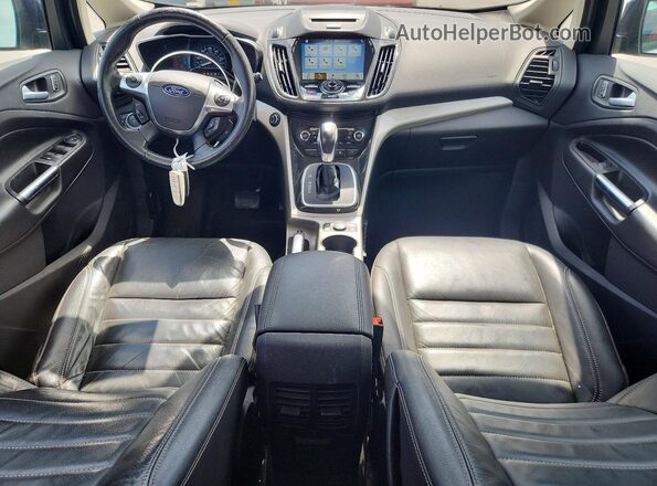 1FADP5CU5GL104507 2016 FORD C-MAX Blue Widok deski rozdzielczej