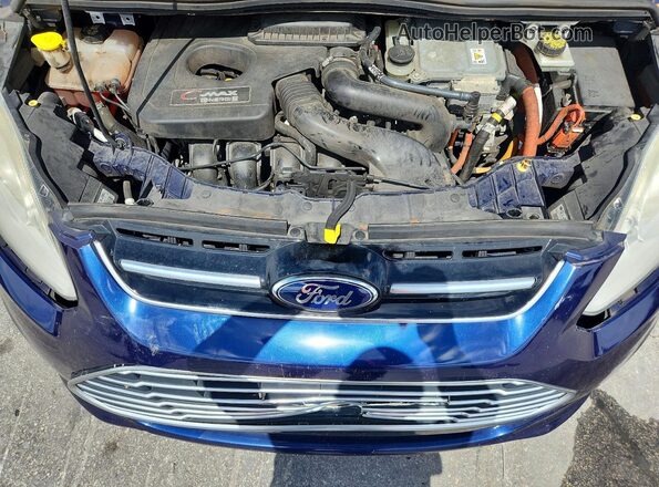 1FADP5CU5GL104507 2016 FORD C-MAX Blue Widok wnętrza z tyłu