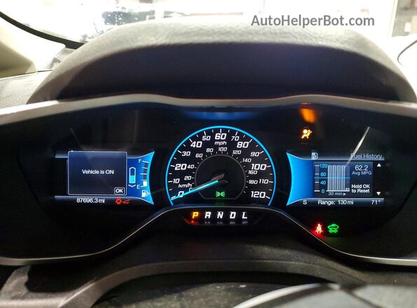 1FADP5CU7GL112611 2016 FORD C-MAX Gray Vista del cuadro de instrumentos