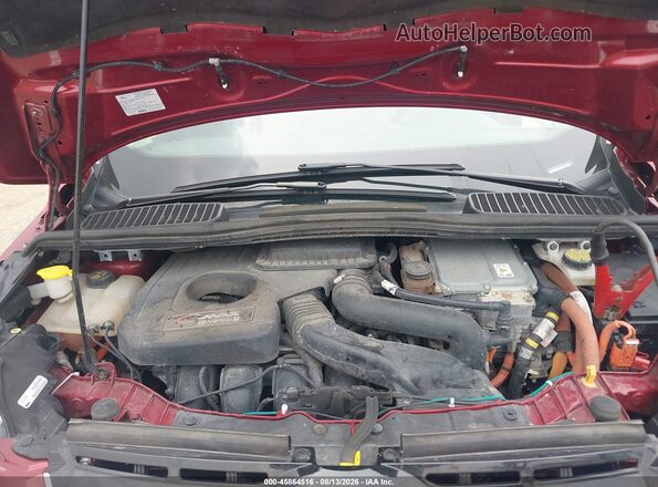 1FADP5CU7GL118943 2016 FORD C-MAX ENERGI Red Vista trasera