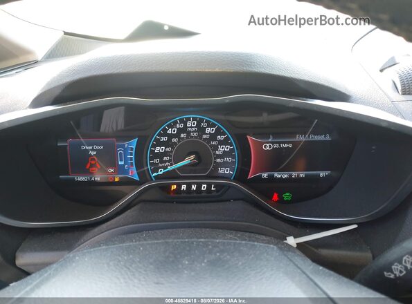 1FADP5CUXGL105958 2016 FORD C-MAX ENERGI Black Widok tylnych siedzeń