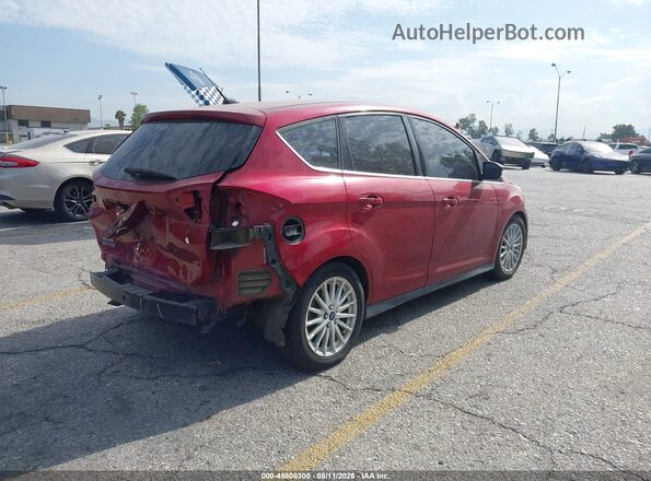 1FADP5CUXGL106124 2016 FORD C-MAX ENERGI Бордовый Задняя правая четверть