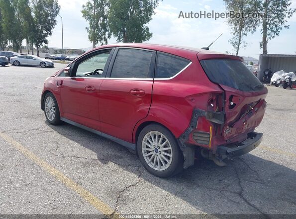 1FADP5CUXGL106124 2016 FORD C-MAX ENERGI Бордовый Задняя левая четверть