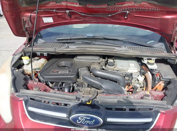 1FADP5CUXGL106124 2016 FORD C-MAX ENERGI Бордовый Вид сзади