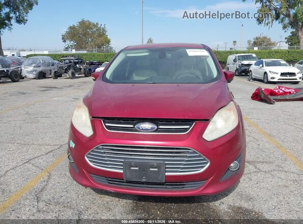 1FADP5CUXGL106124 2016 FORD C-MAX ENERGI Бордовый Вид задней части салона