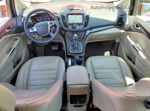 1FADP5DU0JL104940 2018 FORD C-MAX Red წინა პანელის ხედი
