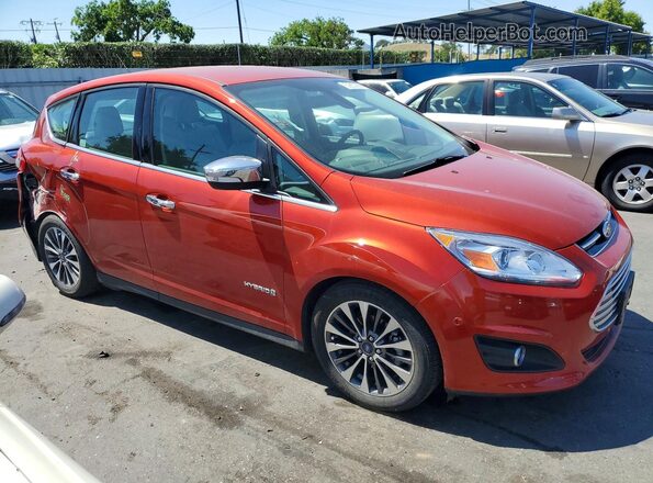 1FADP5DU0JL104940 2018 FORD C-MAX Red წინა მარჯვენა