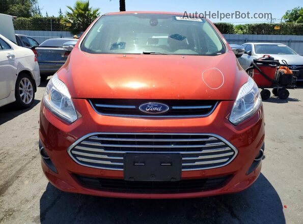 1FADP5DU0JL104940 2018 FORD C-MAX Red წინა ხედი