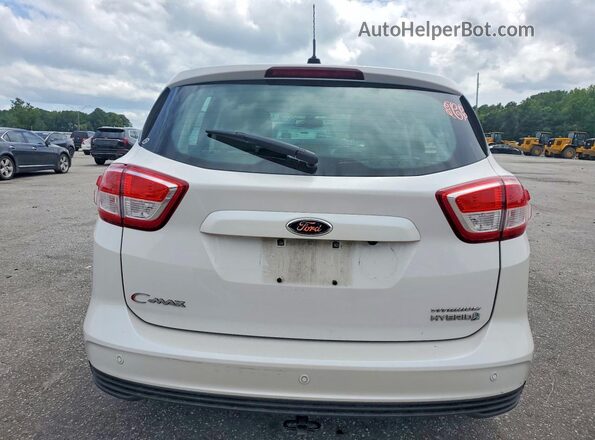 1FADP5DU1JL100105 2018 FORD C-MAX White Widok z tyłu