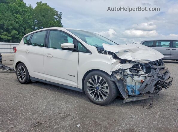 1FADP5DU1JL100105 2018 FORD C-MAX White Przód prawy