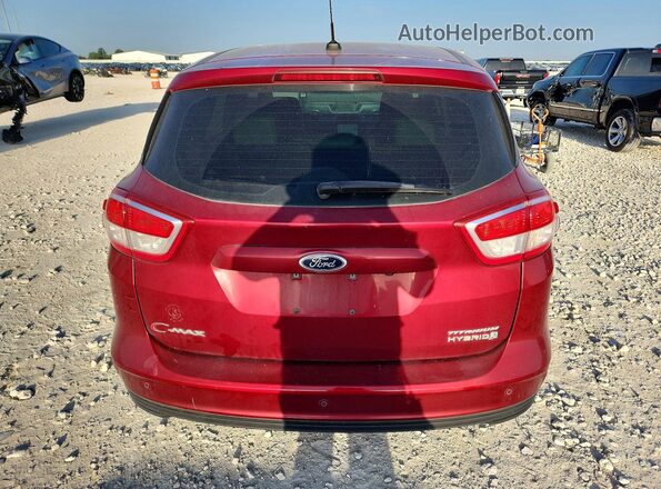 1FADP5DU2HL115190 2017 FORD C-MAX Red Вид ззаду