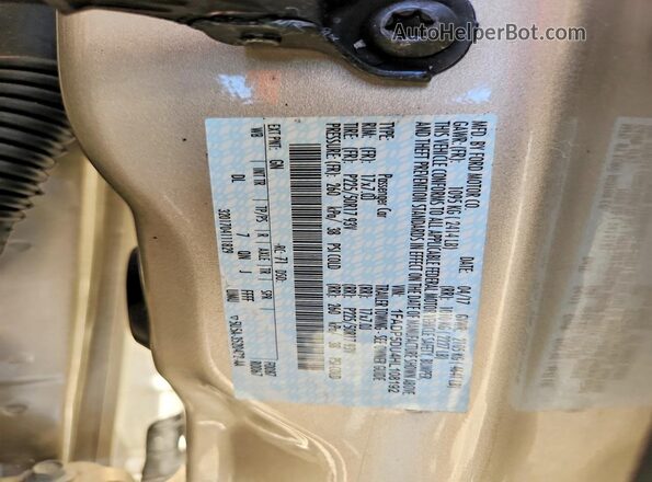 1FADP5DU4HL108192 2017 FORD C-MAX Gold Widok wnętrza 360 stopni