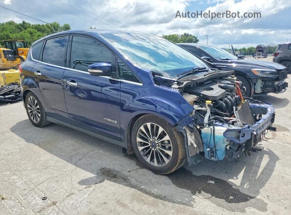 1FADP5DU6HL112034 2017 FORD C-MAX Blue Передня права чверть