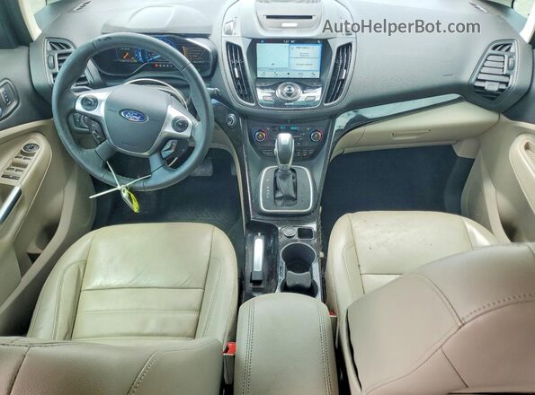 1FADP5DU6HL112034 2017 FORD C-MAX Blue Вид панелі приладів
