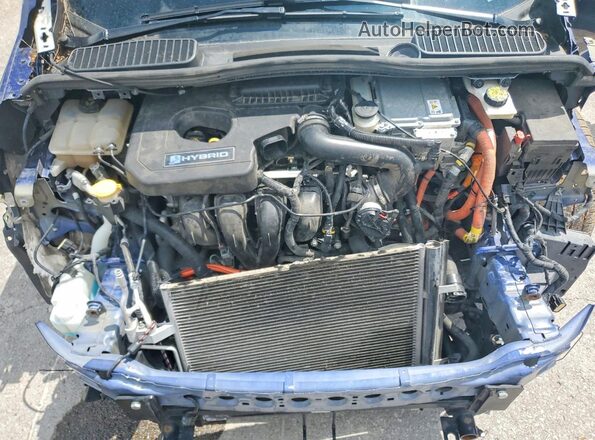 1FADP5DU6HL112034 2017 FORD C-MAX Blue Вид підкапотного простору