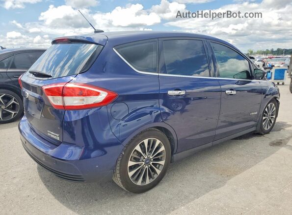 1FADP5DU6HL112034 2017 FORD C-MAX Blue Задня права чверть
