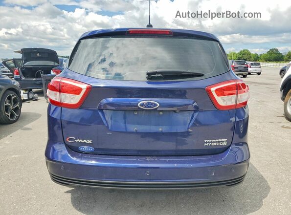 1FADP5DU6HL112034 2017 FORD C-MAX Blue Вид ззаду