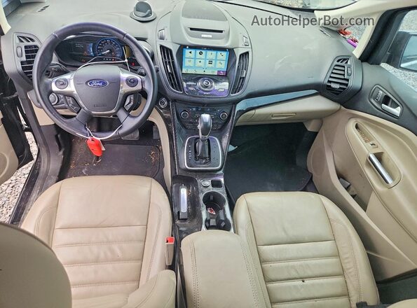 1FADP5DU8HL119096 2017 FORD C-MAX Черный Вид панели приборов