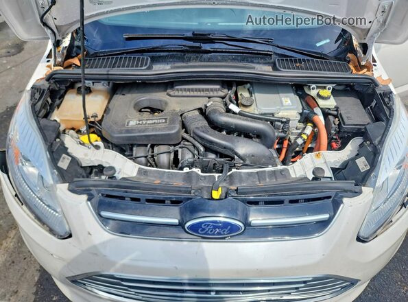 1FADP5DU8JL105849 2018 FORD C-MAX White Engine compartment view