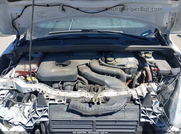1FADP5DU9HL100928 2017 FORD C-MAX HYBRID Белый Вид сзади