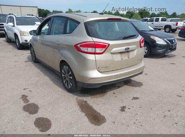 1FADP5DUXHL118001 2017 FORD C-MAX HYBRID Beige Trasero izquierdo