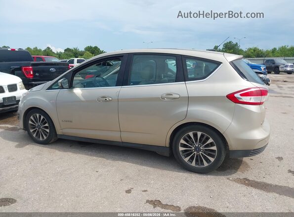 1FADP5DUXHL118001 2017 FORD C-MAX HYBRID Beige Vista interior de 360 grados