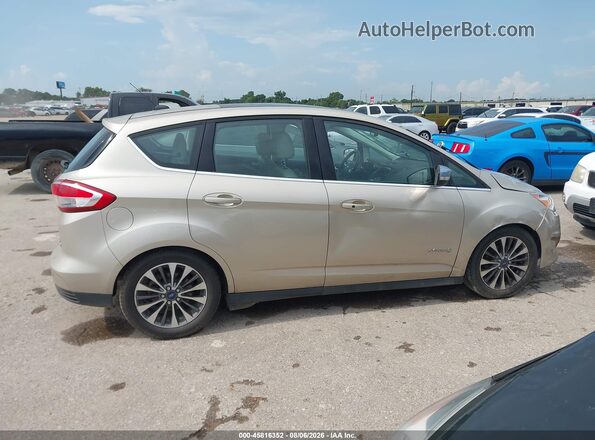 1FADP5DUXHL118001 2017 FORD C-MAX HYBRID Beige Vista interior trasera
