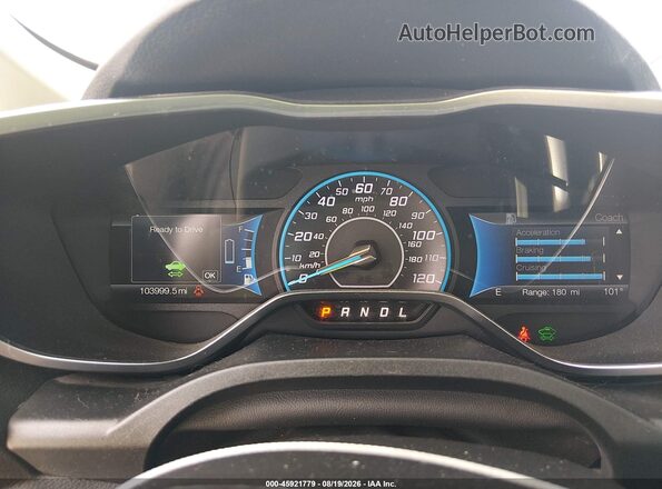 1FADP5EU6HL109987 2017 FORD C-MAX ENERGI White Widok tylnych siedzeń