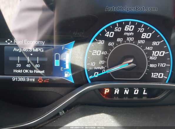 1FADP5EU7HL108380 2017 FORD C-MAX ENERGI Gray Widok tylnych siedzeń