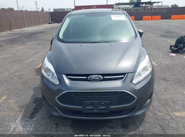 1FADP5EU7HL108380 2017 FORD C-MAX ENERGI Gray Widok zestawu wskaźników