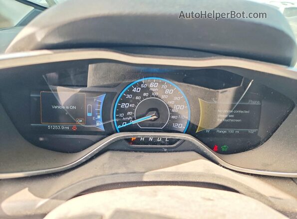 1FADP5EU9HL118280 2017 FORD C-MAX Gray ხელსაწყოთა პანელის ხედი