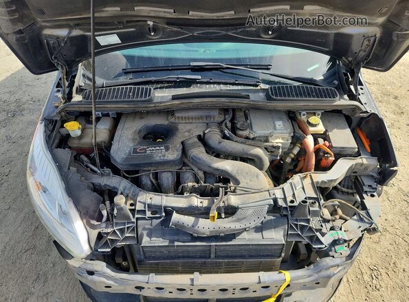 1FADP5EU9HL118280 2017 FORD C-MAX Gray ძრავის განყოფილების ხედი