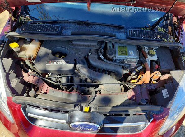 1FADP5FU1HL103836 2017 FORD C-MAX Red უკანა სალონის ხედი