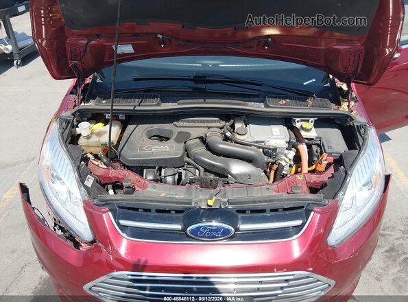 1FADP5FU3HL107080 2017 FORD C-MAX ENERGI Red Widok z tyłu