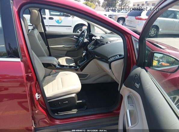 1FADP5FU3HL107080 2017 FORD C-MAX ENERGI Red Widok wnętrza z przodu