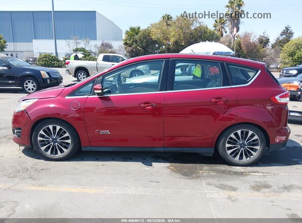 1FADP5FU3HL107080 2017 FORD C-MAX ENERGI Red Widok wnętrza 360 stopni