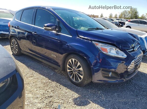 1FADP5FU9HL104314 2017 FORD C-MAX Blue Передня права чверть