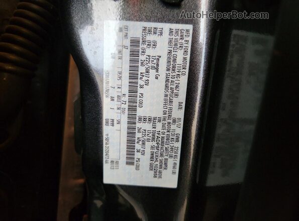 1FADP5FUXHL102958 2017 FORD C-MAX Gray Widok komory silnika