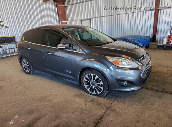 1FADP5FUXHL102958 2017 FORD C-MAX Gray Przód prawy