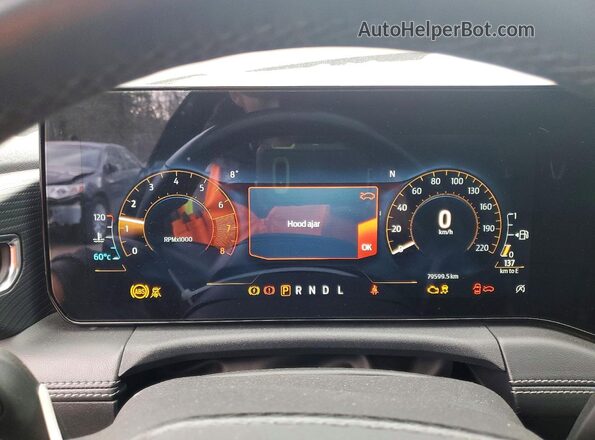 1FAGP8UH4R5127073 2024 FORD MUSTANG Gray Вид щитка приладів