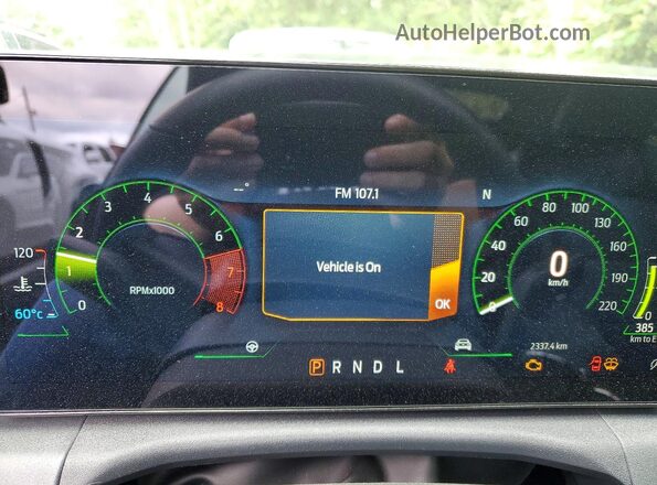 1FAGP8UH4T5121152 2026 FORD MUSTANG Black Instrument cluster view