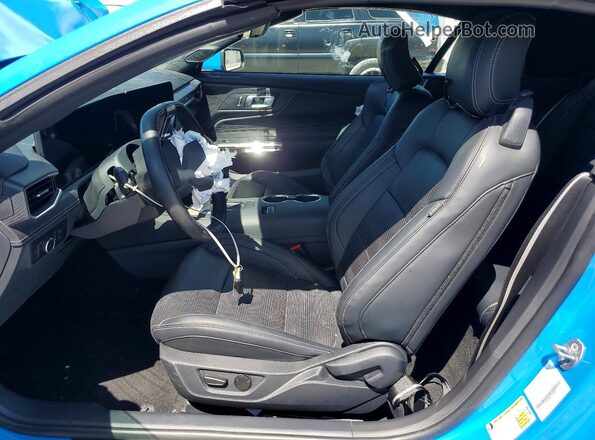1FAGP8UH9S5124868 2025 FORD MUSTANG Blue Widok wnętrza z przodu