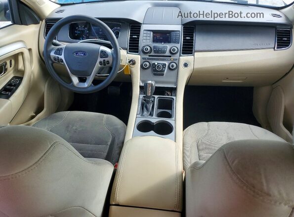 1FAHP2D84HG123013 2017 FORD TAURUS Silver Вид панелі приладів